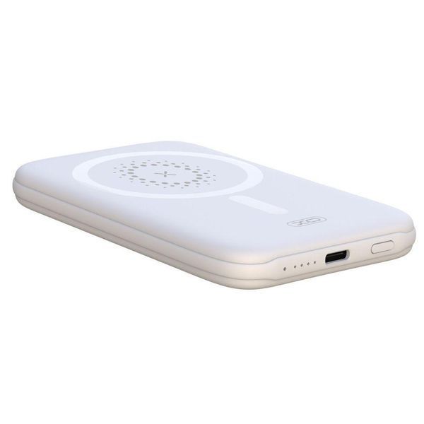 Power Bank XO PR153 PD20W Magnetic wireless 15W Type-C 5000mAh Белый 656-01485 фото