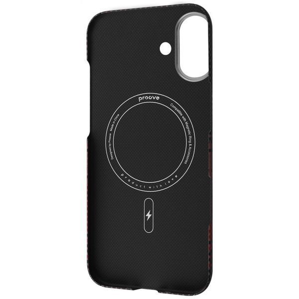 Чехол Proove Carbon Slim with Magnetic Ring iPhone 17 Black 656-04296 фото