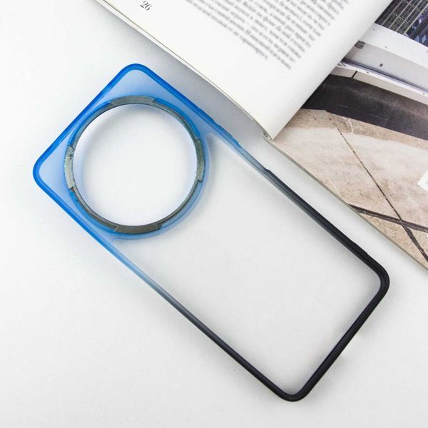 Чохол TPU+PC Fresh sip series для Xiaomi Redmi A3 Чорний / Синій 777-06625 фото