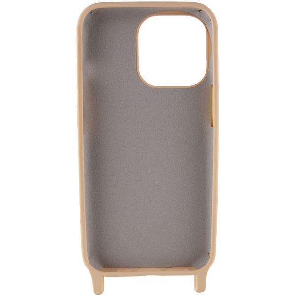 Чехол TPU two straps California для iPhone 13 Pro Max Beige 208-05672 фото