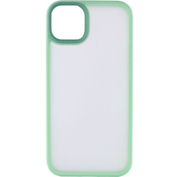 TPU+PC чехол Metal Buttons для Apple iPhone 14 (6.1") Мятный 777-08301 фото