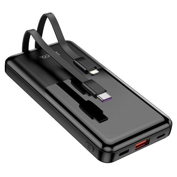 Портативний акумулятор Hoco Q9 Shell 10000mAh PD20W+QC3.0 Чорний 216-00081 фото