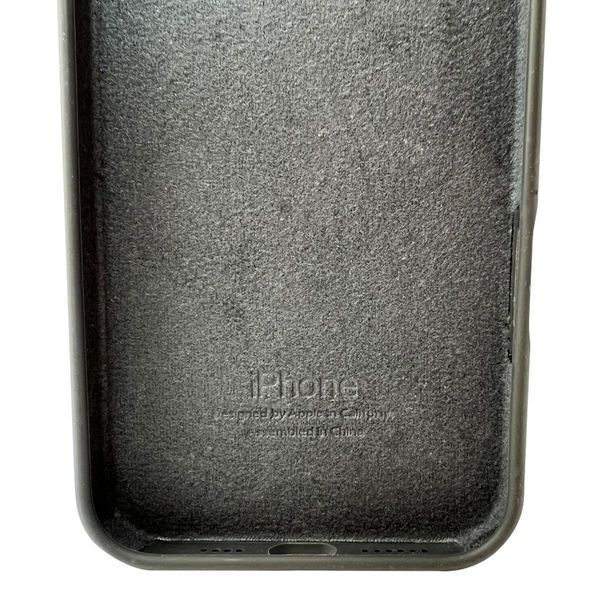 Силиконовый чехол для iPhone 16 Pro Dark Grey 666-01200 фото