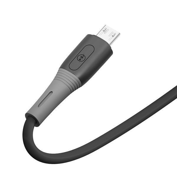 Кабель Ridea RC-M113 Spring 3A USB to Micro USB Чорний 209-00173 фото