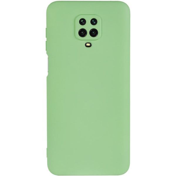Чехол TPU GETMAN Liquid Silk Full Camera для Xiaomi Redmi Note 9s / Note 9 Pro / Note 9 Pro Max Зеленый / Pistachio ILSO-00000074072-4 фото