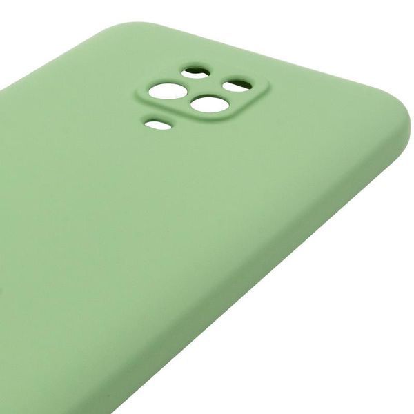 Чехол TPU GETMAN Liquid Silk Full Camera для Xiaomi Redmi Note 9s / Note 9 Pro / Note 9 Pro Max Зеленый / Pistachio ILSO-00000074072-4 фото