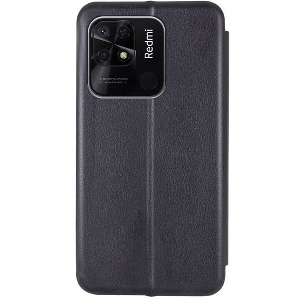 Шкіряний чохол-книжка Classy для Xiaomi Redmi 10C Чорний 777-03630 фото