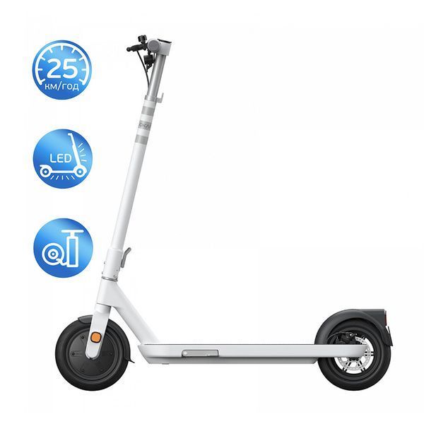 Електросамокат OKAI ES10-NEON Lite White 9", 300(600)W, 7.8Ah, 30km, 25km\h, 20%, NFC, App, 15kg ES10-W фото