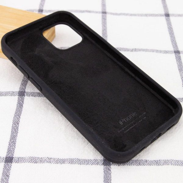 Силиконовый чехол для iPhone 15 Pro Max Black 666-01096 фото