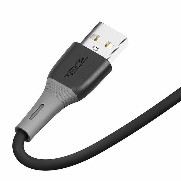 Кабель Ridea RC-M113 Spring 3A USB to Micro USB Чорний 209-00173 фото