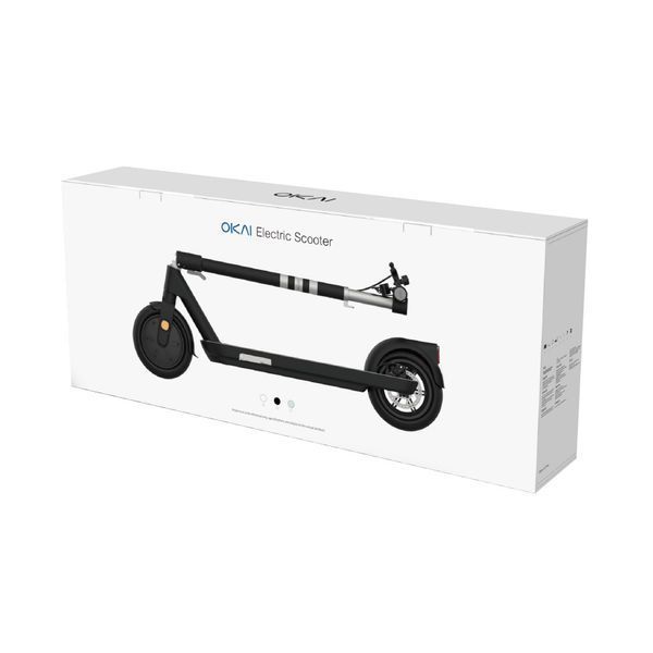 Електросамокат OKAI ES10-NEON Lite White 9", 300(600)W, 7.8Ah, 30km, 25km\h, 20%, NFC, App, 15kg ES10-W фото