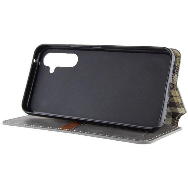 Шкіряний чохол-книжка GETMAN Cubic (PU) для Samsung Galaxy A57 5G Grey 777-09165 фото