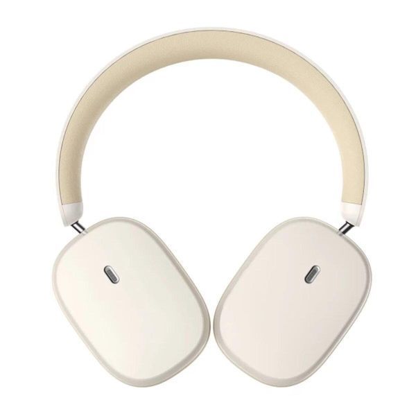 Наушники Baseus Bowie H1 Noise-Cancelling Wireless Headphones Rice White 656-00855 фото