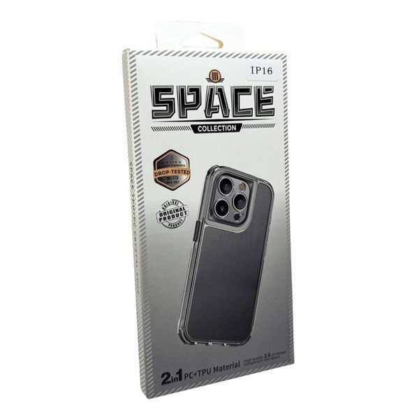 Протиударний чохол для смартфона Space III для iPhone 16 Black 666-01985 фото