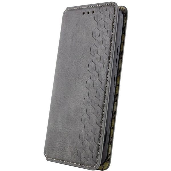 Шкіряний чохол-книжка GETMAN Cubic (PU) для Samsung Galaxy A57 5G Grey 777-09165 фото