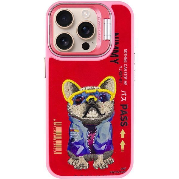 TPU+PC чохол Friends для iPhone 15 Pro (6.1") Pink Dog 555-00309 фото