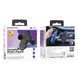 Тримач для мобільного з БЗП BOROFONE BH204 Blue Charm wireless fast charging car holder(air outlet) Black 656-00521 фото 6