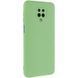 Чехол TPU GETMAN Liquid Silk Full Camera для Xiaomi Redmi Note 9s / Note 9 Pro / Note 9 Pro Max Зеленый / Pistachio ILSO-00000074072-4 фото
