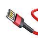 Кабель Baseus Cafule Lightning Special Edition 2.4A (1m) Red/Black 209-00228 фото 4