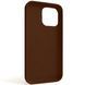 Чехол Silicone Case Full Protective для Apple iPhone 11 (6.1) Коричневый / Brown 208-06624 фото 2