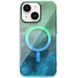 Чехол TPU Shiny Mountain (MagFit) для Apple iPhone 15 (6.1") Green / Blue 555-02893 фото 1