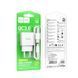 Сетевое зарядное устройство с кабелем HOCO C140A Smart single port QC3.0 charger set (Type-C)(EU) White 6942007627832 фото 2
