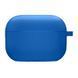 Силіконовий футляр з мікрофіброю для навушників Airpods Pro Royal blue 203-00240 фото