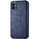 Шкіряний чохол-книжка GETMAN Cubic (PU) для Samsung Galaxy A07 Синій 555-02593 фото 3