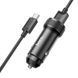 Автомобильное зарядное устройство HOCO Z49A Level single port QC3.0 18W (Type-C) Black 656-00362 фото 3