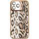 Чехол TPU+PC Wild Leopard with MagSafe and Lens для Apple iPhone 16 Pro (6.3") Brown 656-08244 фото 1