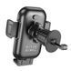 Тримач для мобільного з БЗП BOROFONE BH204 Blue Charm wireless fast charging car holder(air outlet) Black 656-00521 фото 4