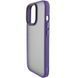 TPU+PC чохол Metal Buttons для Apple iPhone 12 Pro Max (6.7") Темно-фиолетовый 777-08351 фото 1