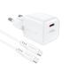 Сетевое зарядное устройство ACEFAST A73 mini PD20W GaN single USB-C charger set (C3-03) White 656-01279 фото 4