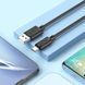 Кабель HOCO X88 Gratified charging data cable for Type-C Black 6931474783349 фото 3
