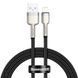 Кабель Baseus Cafule Series Metal Data Cable USB to IP 2.4A 2m Black CALJK-B01 фото 4