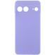 Чехол TPU GETMAN Liquid Silk Full Camera для Google Pixel 7 Сиреневый / Light purple ILSO-00000077914-16 фото