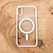 Силіконовий чохол Clear Color Case with MagSafe для iPhone Xr Білий 214-00413 фото 1