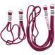 Чехол TPU two straps California для iPhone 12 Pro / 12 Rose Red 208-05622 фото 5