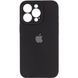 Силиконовый чехол с закрытой камерой для iPhone 16 Pro Max Black 666-01304 фото 1