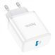 Сетевое зарядное устройство Hoco C104A 3.0A 20W Fast Charger Type C PD Белое 209-00185 фото 1