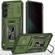 Ударопрочный чехол Camshield Army Ring для Samsung Galaxy S21 Army Green
