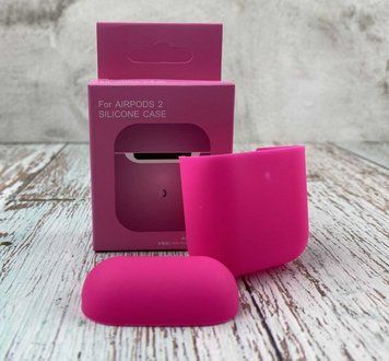 Силиконовый чехол для наушников AirPods 2 Pink 203-00015 фото
