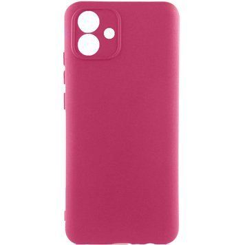 Чехол TPU GETMAN Liquid Silk Full Camera для Samsung Galaxy A04e Бордовый / Marsala ILSO-00000075772-1 фото