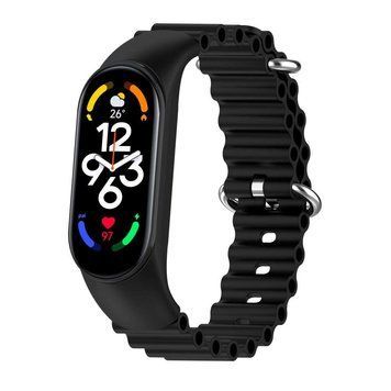 Ремінець для Xiaomi Mi Band 3/4/5/6/7 Ocean Band Black 212-02490 фото