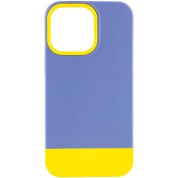 Чохол TPU+PC Bichromatic для Apple iPhone 13 Pro (6.1") Blue / Yellow 555-03976 фото