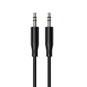 Аудіокабель BOROFONE BL26 3.5mm male to 3.5mm male, TPE, 1m Black 6941991122170 фото