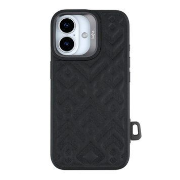 Чохол Kajsa Briquette Collection Rhombus with MagSafe для iPhone 17 Black 2020000509462 фото