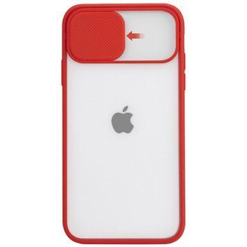 Чохол Camshield mate TPU зі шторкою для камери для iPhone 12 Pro Max Червоний 206-00066 фото