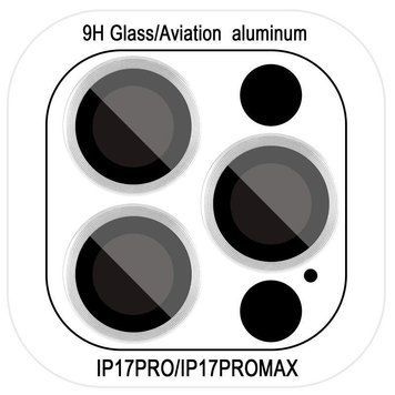 Защитное стекло Metal Classic на камеру для Apple iPhone 17 Pro (6.3") / 17 Pro Max (6.9") Silver 204-00467 фото