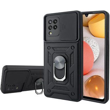 Ударопрочный чехол Camshield Serge Ring для Samsung Galaxy A22 4G / M32 Black 777-04697 фото